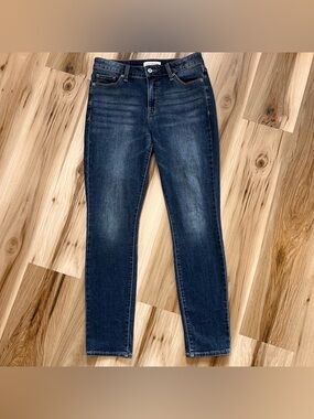 Lucky Brand Hayden Skinny Jeans Womens 6 28 Dark Wash Mid Rise Stretch Denim